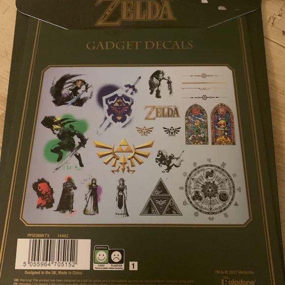 THE LEGEND OF ZELDA GADGET DECALS - Picture 2 of 2